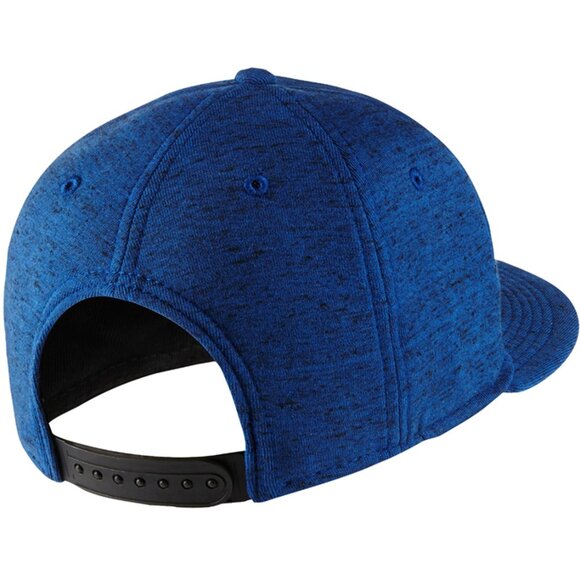 Nike True Tech Fleece Snapback Adjustable Hat Cap - Game Royal Heather/Black, OS - Picture 15 of 16